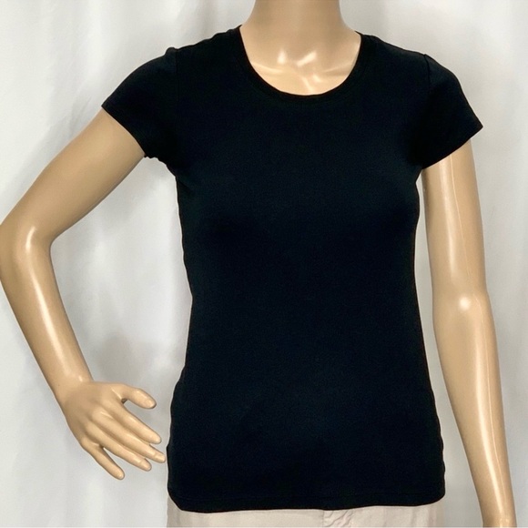 BANANA REPUBLIC PIMA COTTON CREW NECK T-SHIRT - Picture 2 of 3